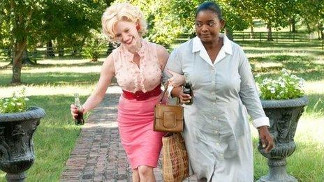 Jessica Chastain and Octavia Spencer in The Help