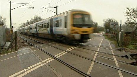 rail line at Ely