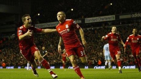 Craig Bellamy scores the winner against his former club