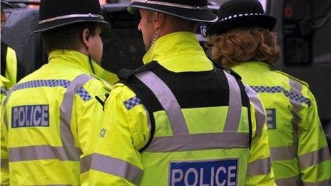 The figures show the number of officers has fallen by more than 3,000 since March 2011