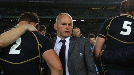 Scotland head coach Andy Robinson