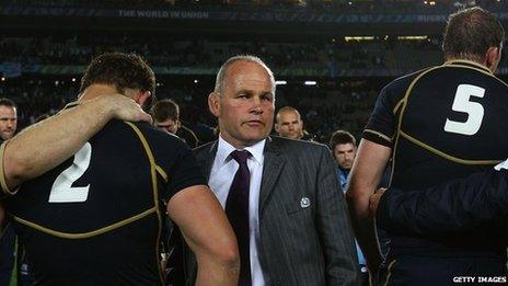 Scotland head coach Andy Robinson