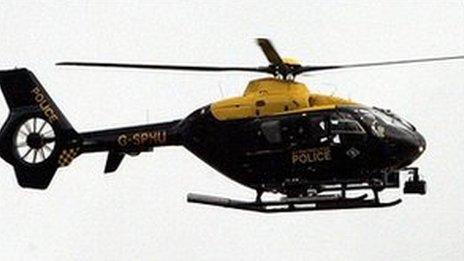 A police helicopter (generic)