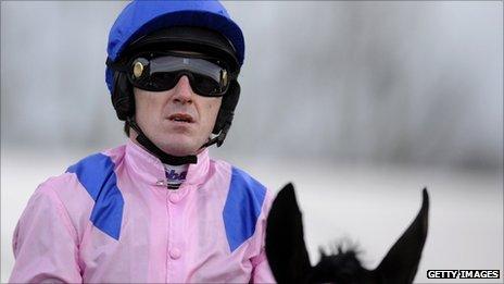 Tony McCoy finished second on Key to the West at Warwick