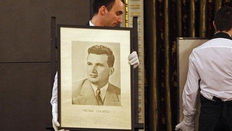 Portrait of Ceausescu at auction, 26 Jan 12