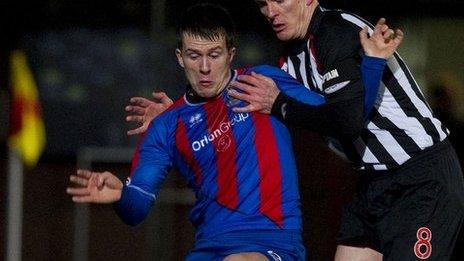 Inverness midfielder Lee Cox