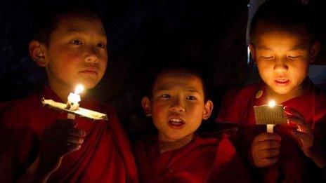 Tibetan monks