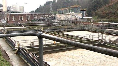 Jersey's sewage treatment plant