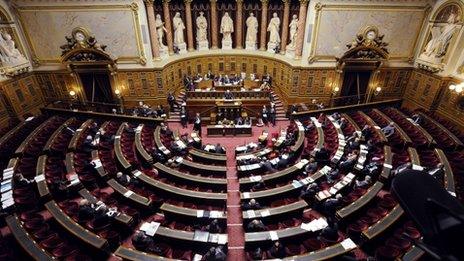 The French Senate votes on the genocide denial bill, 23 January