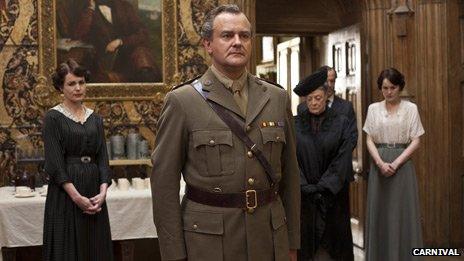 Hugh Bonneville as Robert Crawley, Earl of Grantham