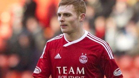 Aberdeen midfielder Fraser Fyvie