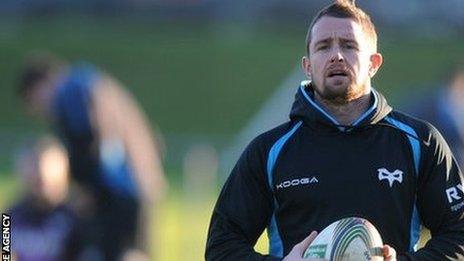 Shane Williams' Ospreys future could be on the training field