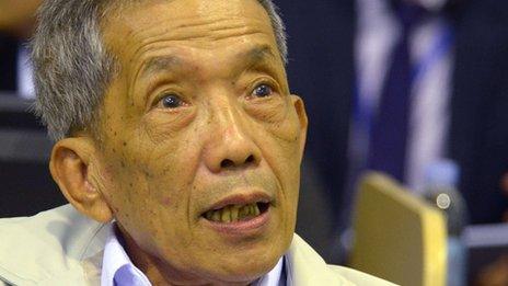 Former Khmer Rouge jailer Duch. 3 Feb 2012