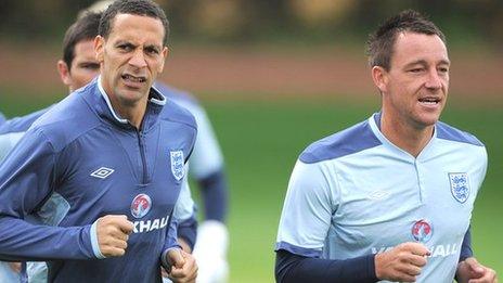 Rio Ferdinand and John Terry