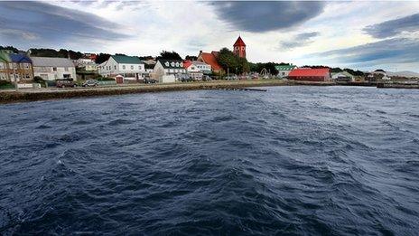 Stanley, the Falklands capital