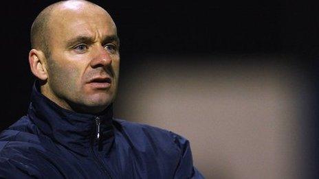 Barrow joint manager Darren Sheridan