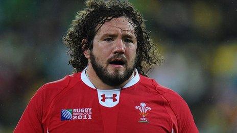 Wales prop Adam Jones