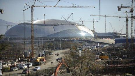 Bolshoi Ice Palace in Sochi