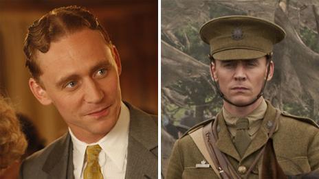 Tom Hiddleston in Midnight in Paris and War Horse