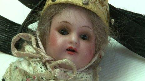 The doll found at Bergen-Belsen