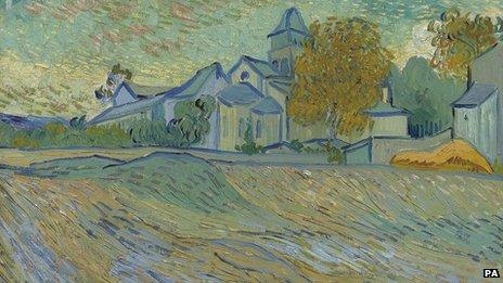 Van Gogh's Vue de l'asile et de la Chapelle de Saint-Remy