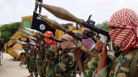 Al-Shabab fighters (file photo)