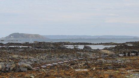 Sewage pipe off Guernsey