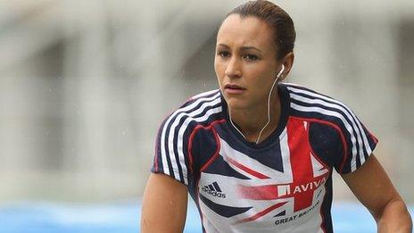 Great Britain heptathlete Jessica Ennis