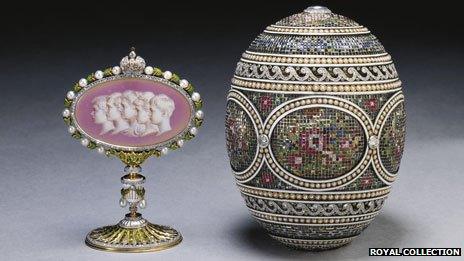 Faberge Egg - image courtesy of The Royal Collection © 2012, Her Majesty Queen Elizabeth II