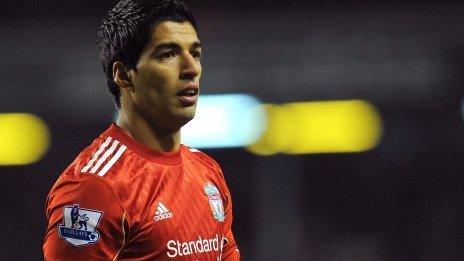 Liverpool striker Luis Suarez