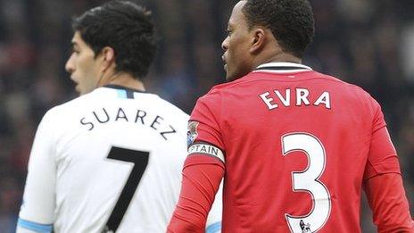 Luis Suarez, Patrice Evra