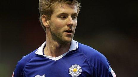 Leicester City striker Paul Gallagher