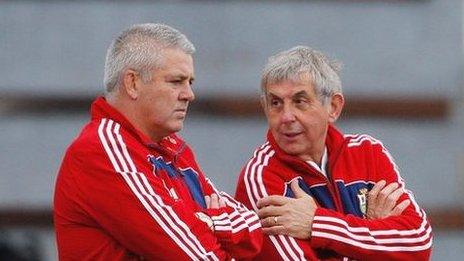 Warren Gatland a Syr Ian McGeechan