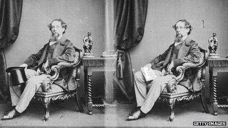 Portraits of Charles Dickens in 1860