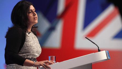 Baroness Warsi, co-chairman of the Conservative Party