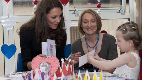 Duchess of Cambridge meets Page Hearn