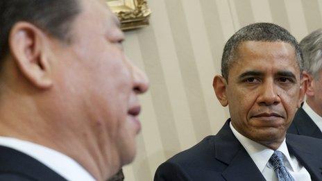 US President Barack Obama and Chinese Vice-President Xi Jinping