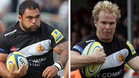 Exeter Chiefs' Hoani Tui and Jason Shoemark sign two-year deals