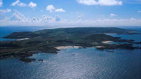 Alderney from the air