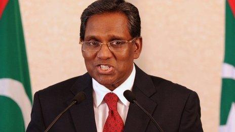 Maldives President Mohamed Waheed (file)