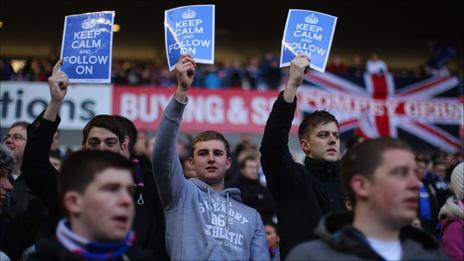 Fans at Ibrox