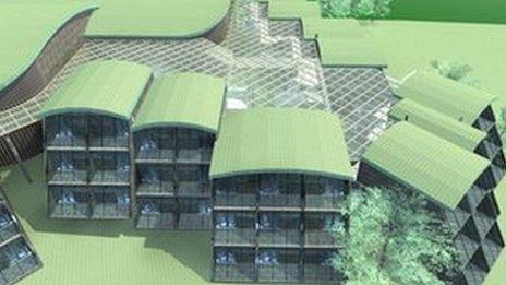 An impression of what the new hotel will look like at Runkerry