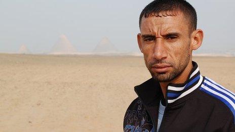 Gaza runner Nader el Masri