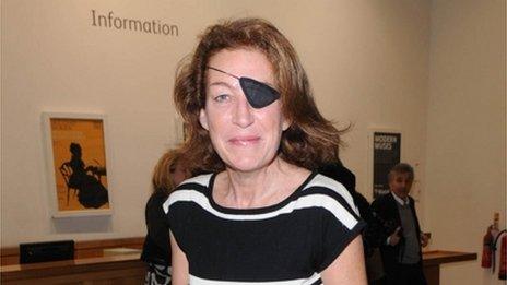 Marie Colvin in London (2008)