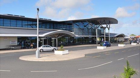 Guernsey Airport's terminal building