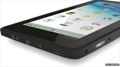 The Aakash tablet from Datawind