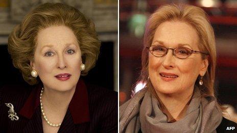 Meryl Street as Margaret Thatcher