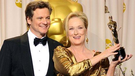 Meryl Streep and Colin Firth