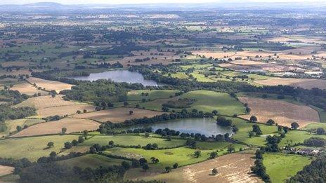 Marches Meres and Mosses landscape (image: John Harding)