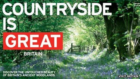 Poster from the GREAT Britain campaign, pic courtesy of VisitBritain